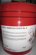 ULANO no#5 stencil remover paste 1Qt (0.92ltrs)