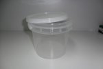 1 ltr plastic bucket with lid