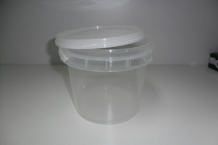 1 ltr plastic bucket with tamper proof lid