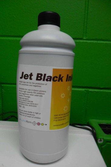 jet black ink 1L for inkjet film