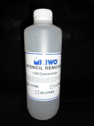 Kiwo 1:20 Stencil Remover liquid Concentrate 1L